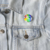 Badge Rond 2,50 Cm Ondes Rainbow (En situation)