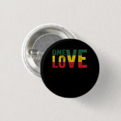 Badge Rond 2,50 Cm One Love Jamaican Rasta (Devant & derrière)