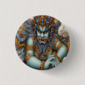 Badge Rond 2,50 Cm Oni Fortune Button (Devant)