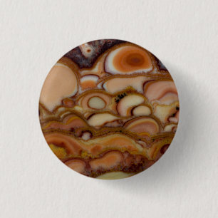 Badge Rond 2,50 Cm Onyx à taches brunes