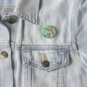Badge Rond 2,50 Cm Opossum miel (En situation)
