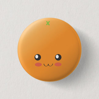 Badge Rond 2,50 Cm Orange - orange