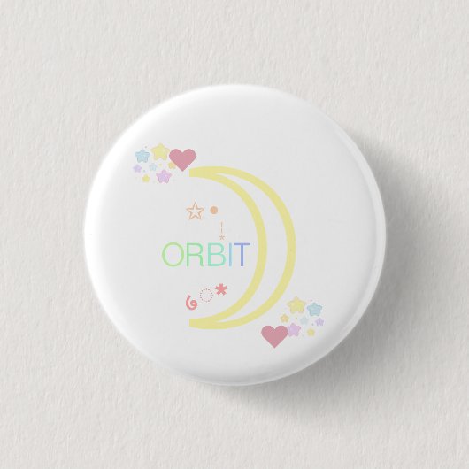 Badge Rond 2,50 Cm Orbit Kpop Loona mignon Ado esthétique (Devant)