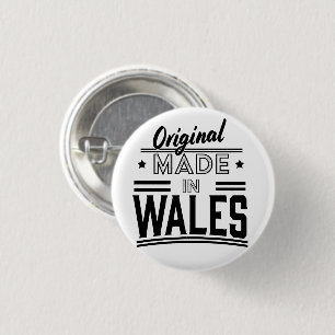 Badge Rond 2,50 Cm Original fabriqué au Pays de Galles