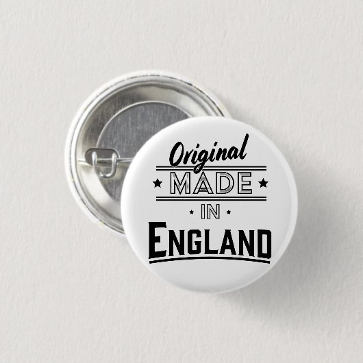 Badge Rond 2,50 Cm Original Fabriqué en Angleterre (Devant & derrière)