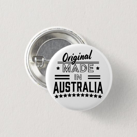 Badge Rond 2,50 Cm Original made in Australia (Devant & derrière)