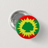 Badge Rond 2,50 Cm Oromia flag on button (Devant & derrière)