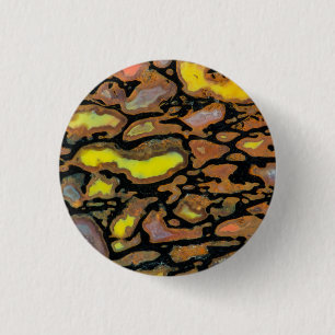 Badge Rond 2,50 Cm Os de dinosaure multicolore