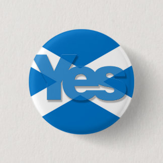 Badge Rond 2,50 Cm Oui Saltire