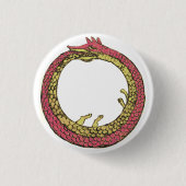 Badge Rond 2,50 Cm ouroboros (Devant)