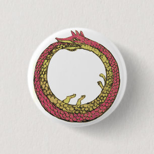 Badge Rond 2,50 Cm ouroboros