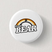 Badge Rond 2,50 Cm Ours et Fier (Devant)