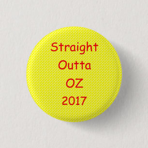 Badge Rond 2,50 Cm Outta droit once 2017