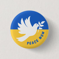 Paix maintenant je me tiens avec l'Ukraine Drapeau