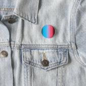 Badge Rond 2,50 Cm Paix ~ Soleil (En situation)