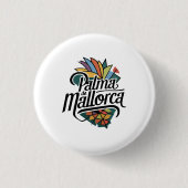 Badge Rond 2,50 Cm Palma de Majorque (Devant)