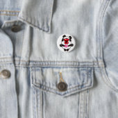 Badge Rond 2,50 Cm panda (En situation)