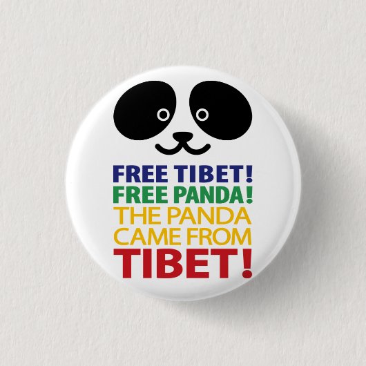 BADGE ROND 2,50 CM PANDA BEAR (Devant)
