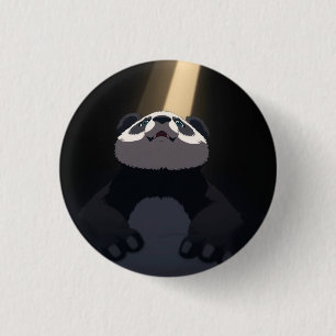 Badge Rond 2,50 Cm Panda d'anime