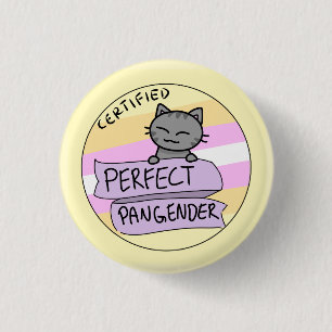 Badge Rond 2,50 Cm Pangender parfait