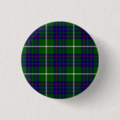 Badge Rond 2,50 Cm Panier bleu vert tartan MacIntyre (Devant)