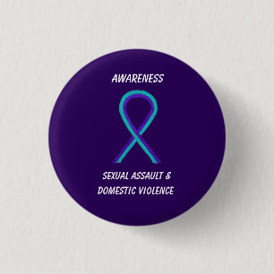 Badge Rond 2,50 Cm Paniers de sensibilisation aux agressions sexuelle