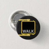 Badge Rond 2,50 Cm Panneau piéton New York (Devant & derrière)