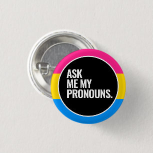 Badge Rond 2,50 Cm Pansexual Pride