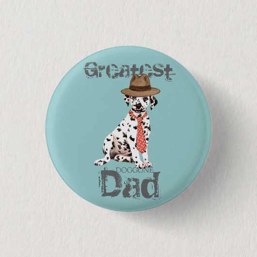 Badge Rond 2,50 Cm Papa dalmate (Devant)