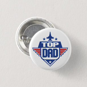 Badge Rond 2,50 Cm Papa Homme de légende