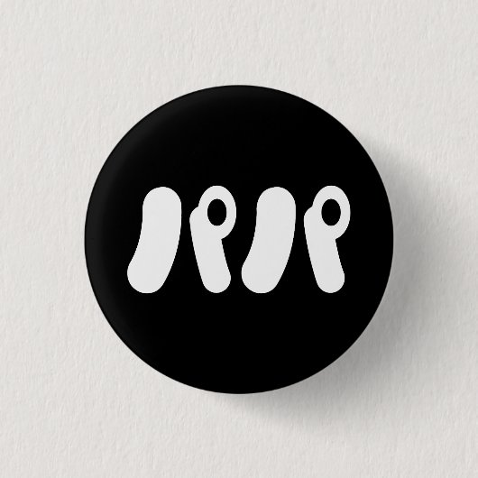 Badge Rond 2,50 Cm Papa japonais パ パ | Nihongo (Devant)