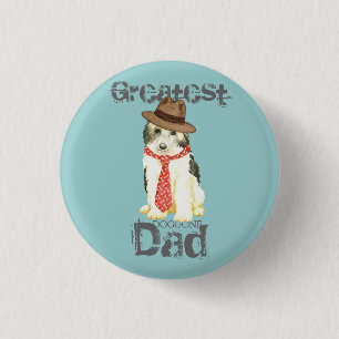 Badge Rond 2,50 Cm Papa poudrière