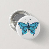 Badge Rond 2,50 Cm papillon (Devant & derrière)
