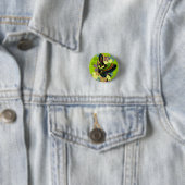 Badge Rond 2,50 Cm Papillon (En situation)