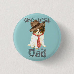 Badge Rond 2,50 Cm Papillon Papa