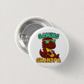 Badge Rond 2,50 Cm Papy des jeux vidéo (Devant & derrière)