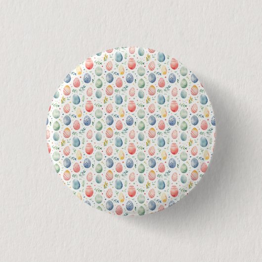 Badge Rond 2,50 Cm Pâques Egg Pastel Serenade (Devant)