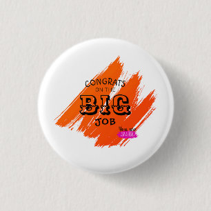 Badge Rond 2,50 Cm Parabéns pelo grande trabalho