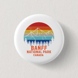Badge Rond 2,50 Cm Parc national de Banff
