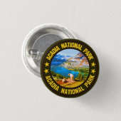 Badge Rond 2,50 Cm Parc national de l'Acadie (Devant & derrière)