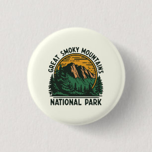 Badge Rond 2,50 Cm Parc national des Great Smoky Mountains