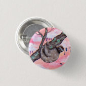 Badge Rond 2,50 Cm Paresse (Devant & derrière)