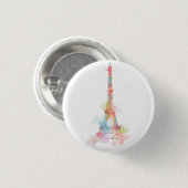 Badge Rond 2,50 Cm Paris (Devant & derrière)
