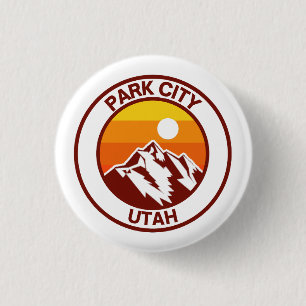 BADGE ROND 2,50 CM PARK CITY UTAH