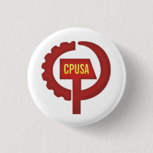 Badge Rond 2,50 Cm parti communiste Etats-Unis