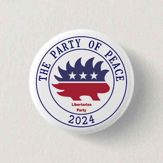 Badge Rond 2,50 Cm Parti libertaire en 2024 (Devant)