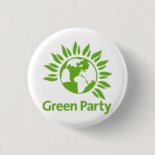 Badge Rond 2,50 Cm Parti Vert (Devant)