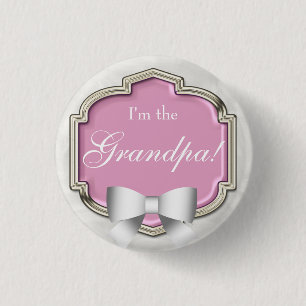 Badge Rond 2,50 Cm Partie de baby shower élégante je suis le