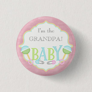 Badge Rond 2,50 Cm Partie de baby shower faite sur commande je suis