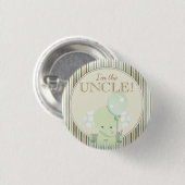 Badge Rond 2,50 Cm Partie de baby shower faite sur commande je suis (Devant & derrière)